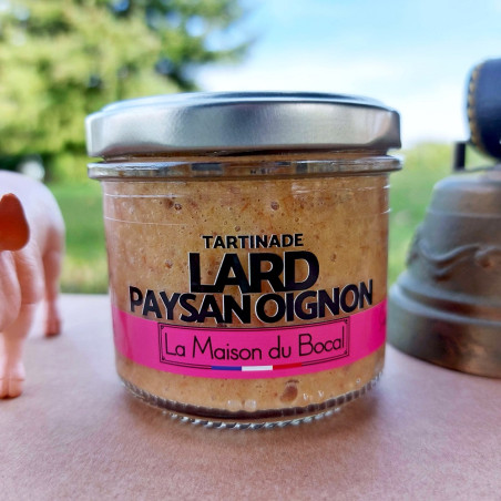 Tartinade lard paysan oignon - La Maison du Bocal - 95 g