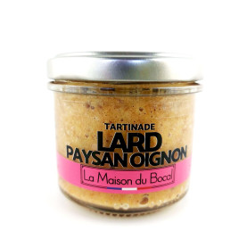 Tartinade lard paysan oignon - La Maison du Bocal - 95 g