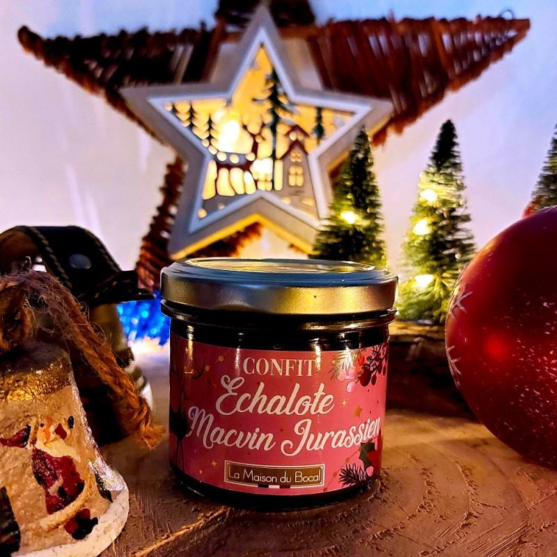 Confit de Noël échalote et macvin jurassien - La Maison du Bocal - 90 g