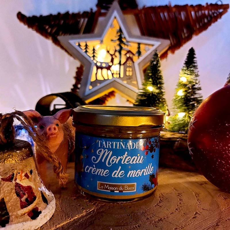 Tartinade de Noël Morteau et crème de morille - La Maison du Bocal - 90 g