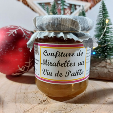 Confiture mirabelles vin de paille - Au Comtois Courtois - 230 g