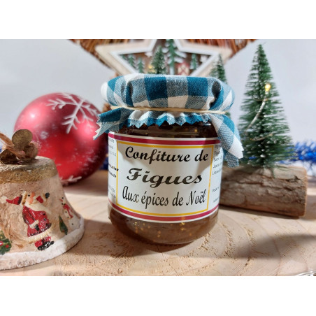 Confiture de Noël figues aux épices - Au Comtois Courtois - 230 g