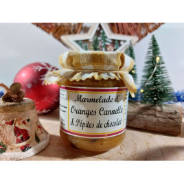 Marmelade de Noël orange, cannelle & chocolat - Au Comtois Courtois - 230 g