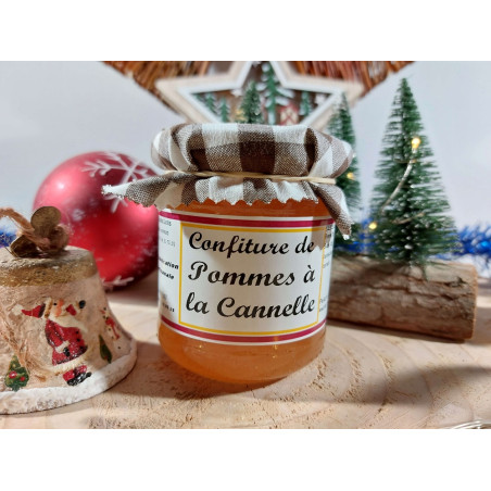 Confiture de Noël pomme cannelle - Au Comtois Courtois - 230 g