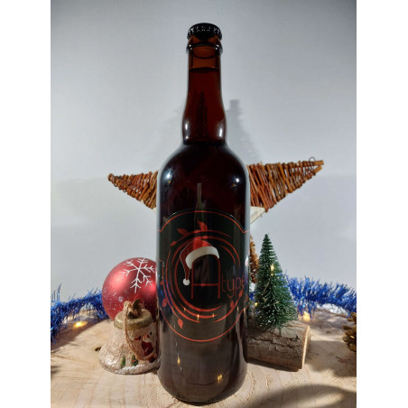 Bière artisanale l'Atypée de Noël oranges fraiches & épices - Brasserie Atypique - 75 cl