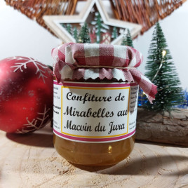 Confiture mirabelles Macvin du Jura - Au Comtois Courtois - 230 g
