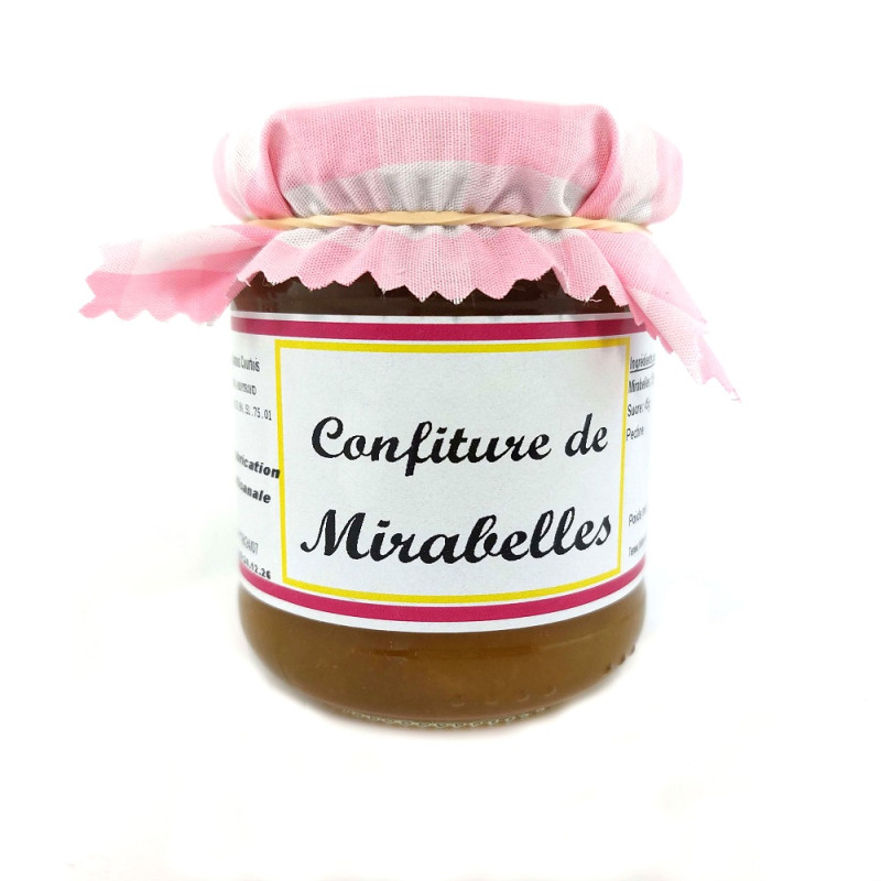 Confiture de mirabelles - Au Comtois Courtois - 230 g