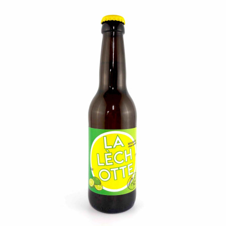 Bière artisanale blanche & citron Combava "La Lèchotte" - La Rinçotte - 33 cl