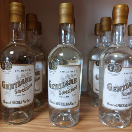 Gentiane Supérieure - Eau de vie de gentiane - Distillerie Marcel Michel Fils - 50 cl