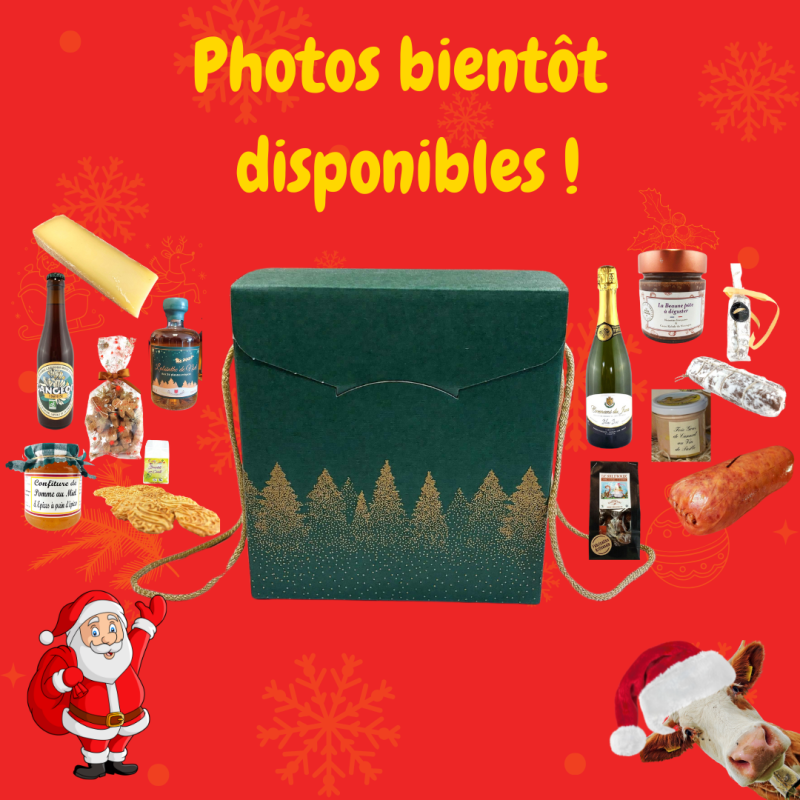 Petit coffret gourmand de Noël "L'apéro des rennes"