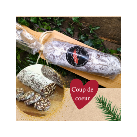 Saucisson au chocolat + planche à découper - 170 g - La Sucrerie