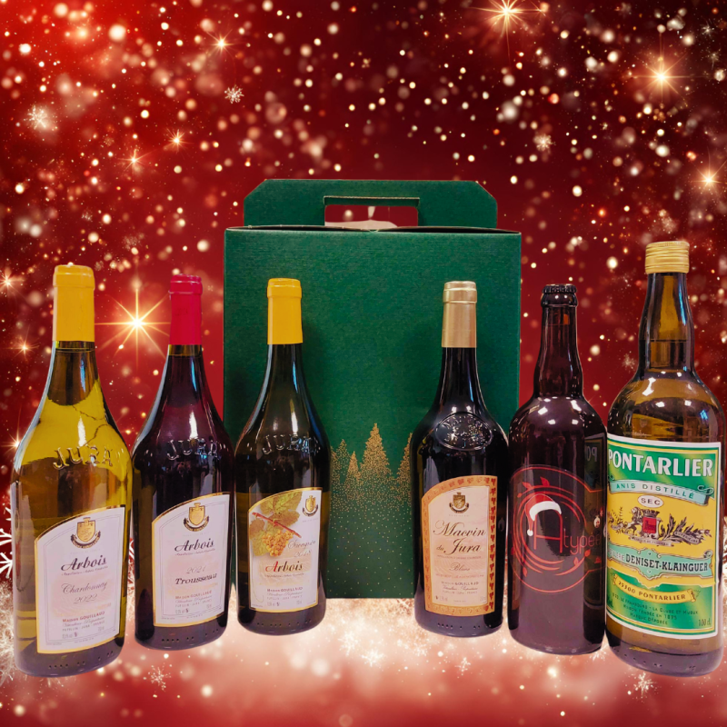 Coffret cadeau Noël 6 bouteilles : "Le 24, c'est la voûrie !"