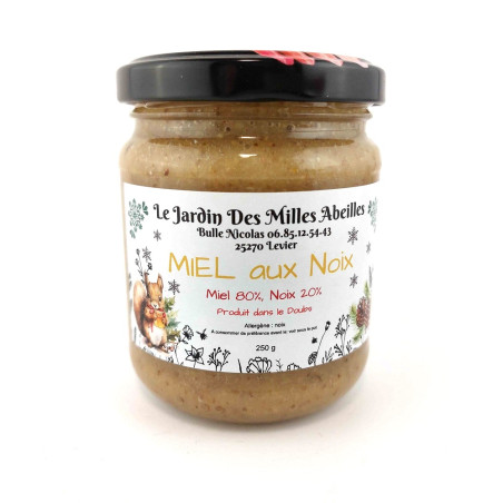 Miel aux noix - Le Jardin des Milles Abeilles - 250 g