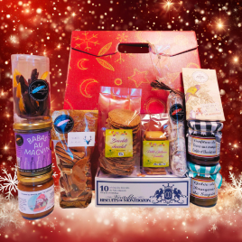 Grand coffret gourmand de Noël "La besace de tante Arie"